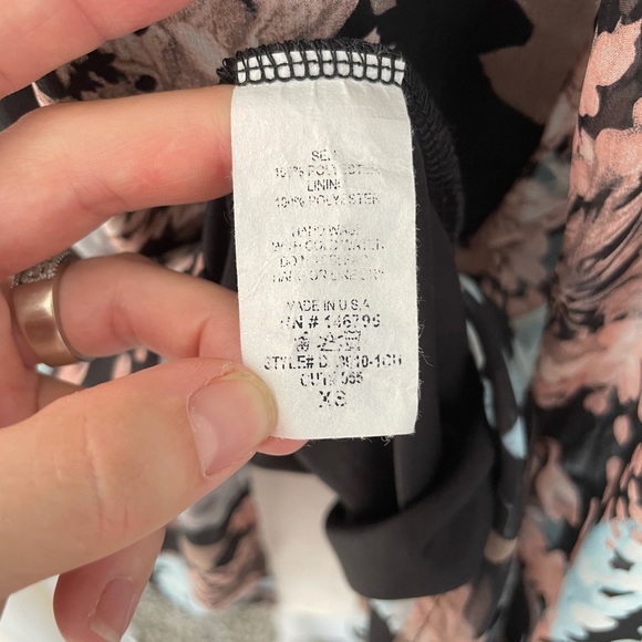 Lulus Like and Cher Black Floral Shift Dress Mini - Picture 10 of 10